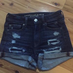 American Eagle Distressed Denim Shorts